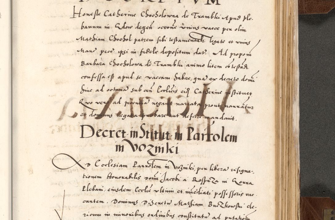 Zdjęcie nr 767 dla obiektu archiwalnego: Acta actorum causarum, sententiarum tam diffinitivarum quam interlocutoriam, obligationum, constitutionum, contractuum etc. coram reverendo patre domino Petro Porembski preposito Oswieczimensi, canonico et officiali Cracoviensi de anno Domini millesimo DºLº quarto, indictione duodecima, pontificatus sanctissimi in Christo patris et domini nostri domini Julii divina providencia papae eius nominis tercii, anno quarto, a die et mense infrasciptis continuantur