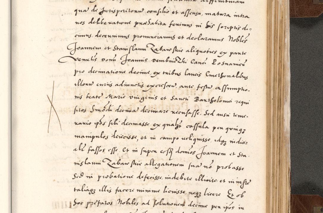 Zdjęcie nr 761 dla obiektu archiwalnego: Acta actorum causarum, sententiarum tam diffinitivarum quam interlocutoriam, obligationum, constitutionum, contractuum etc. coram reverendo patre domino Petro Porembski preposito Oswieczimensi, canonico et officiali Cracoviensi de anno Domini millesimo DºLº quarto, indictione duodecima, pontificatus sanctissimi in Christo patris et domini nostri domini Julii divina providencia papae eius nominis tercii, anno quarto, a die et mense infrasciptis continuantur