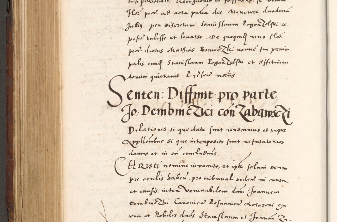 Zdjęcie nr 760 dla obiektu archiwalnego: Acta actorum causarum, sententiarum tam diffinitivarum quam interlocutoriam, obligationum, constitutionum, contractuum etc. coram reverendo patre domino Petro Porembski preposito Oswieczimensi, canonico et officiali Cracoviensi de anno Domini millesimo DºLº quarto, indictione duodecima, pontificatus sanctissimi in Christo patris et domini nostri domini Julii divina providencia papae eius nominis tercii, anno quarto, a die et mense infrasciptis continuantur