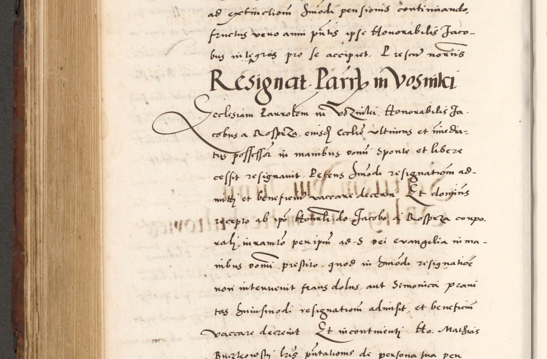 Zdjęcie nr 748 dla obiektu archiwalnego: Acta actorum causarum, sententiarum tam diffinitivarum quam interlocutoriam, obligationum, constitutionum, contractuum etc. coram reverendo patre domino Petro Porembski preposito Oswieczimensi, canonico et officiali Cracoviensi de anno Domini millesimo DºLº quarto, indictione duodecima, pontificatus sanctissimi in Christo patris et domini nostri domini Julii divina providencia papae eius nominis tercii, anno quarto, a die et mense infrasciptis continuantur