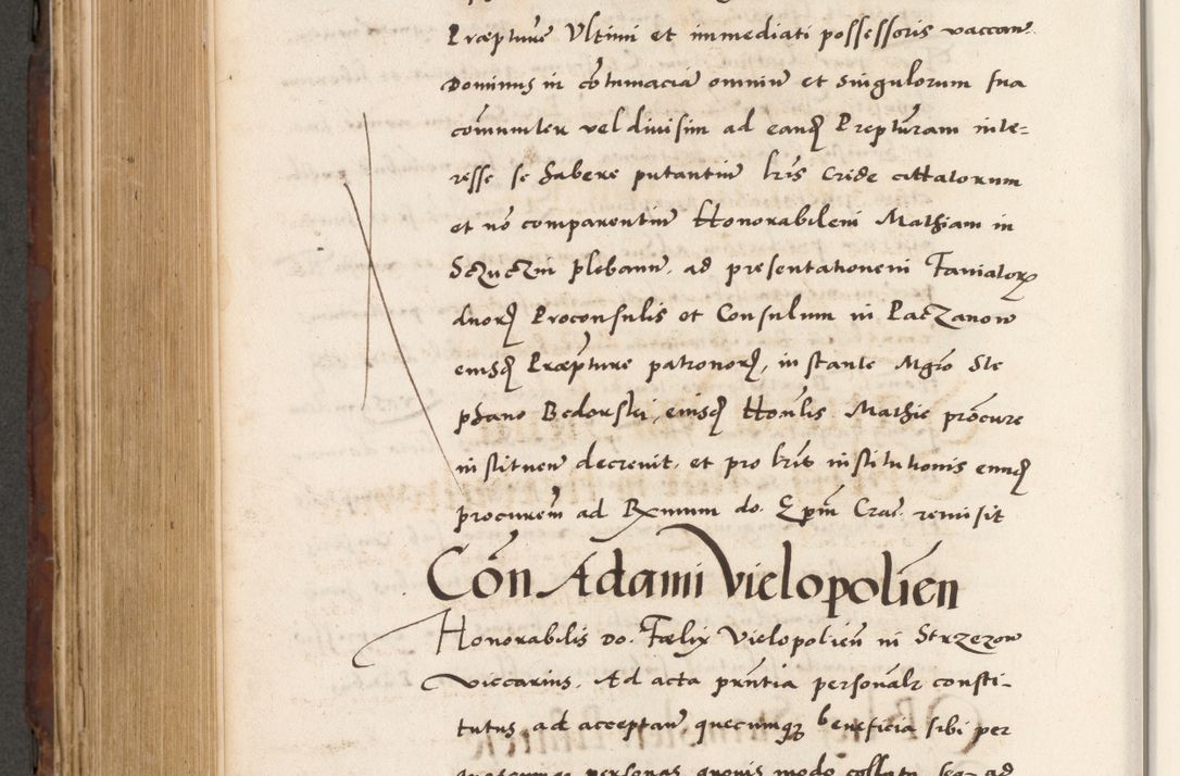 Zdjęcie nr 746 dla obiektu archiwalnego: Acta actorum causarum, sententiarum tam diffinitivarum quam interlocutoriam, obligationum, constitutionum, contractuum etc. coram reverendo patre domino Petro Porembski preposito Oswieczimensi, canonico et officiali Cracoviensi de anno Domini millesimo DºLº quarto, indictione duodecima, pontificatus sanctissimi in Christo patris et domini nostri domini Julii divina providencia papae eius nominis tercii, anno quarto, a die et mense infrasciptis continuantur