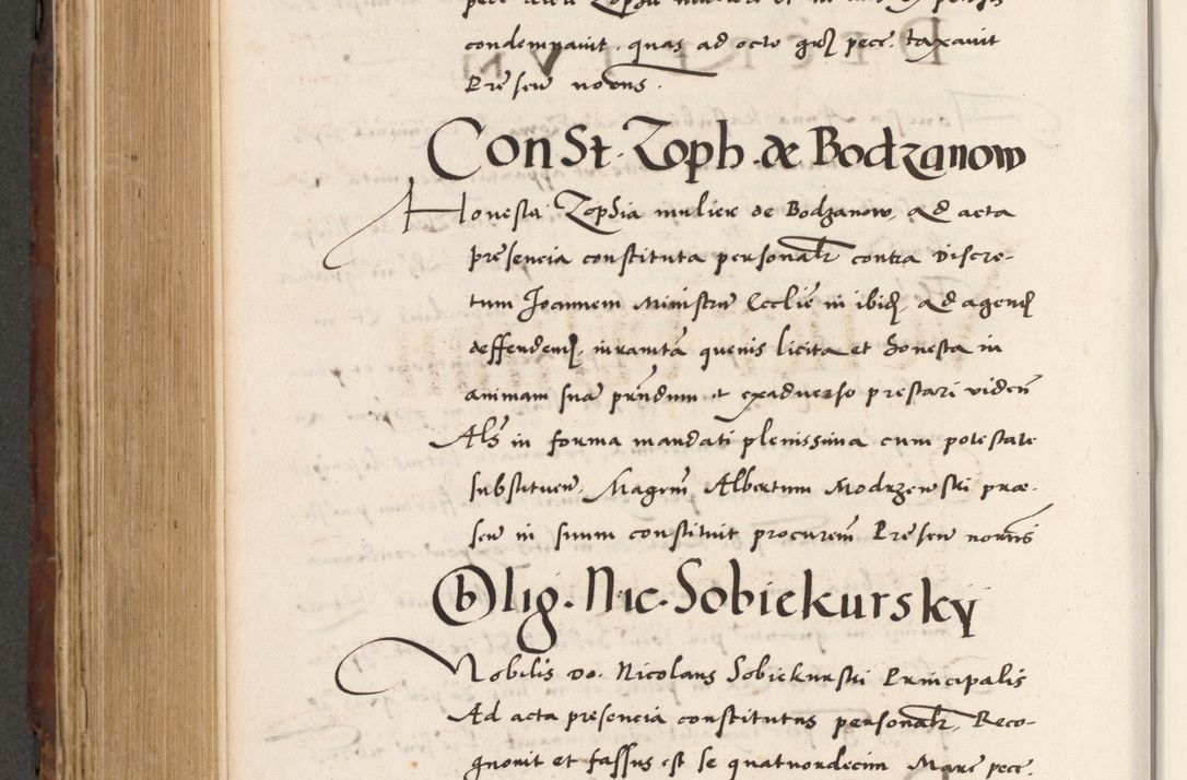 Zdjęcie nr 740 dla obiektu archiwalnego: Acta actorum causarum, sententiarum tam diffinitivarum quam interlocutoriam, obligationum, constitutionum, contractuum etc. coram reverendo patre domino Petro Porembski preposito Oswieczimensi, canonico et officiali Cracoviensi de anno Domini millesimo DºLº quarto, indictione duodecima, pontificatus sanctissimi in Christo patris et domini nostri domini Julii divina providencia papae eius nominis tercii, anno quarto, a die et mense infrasciptis continuantur