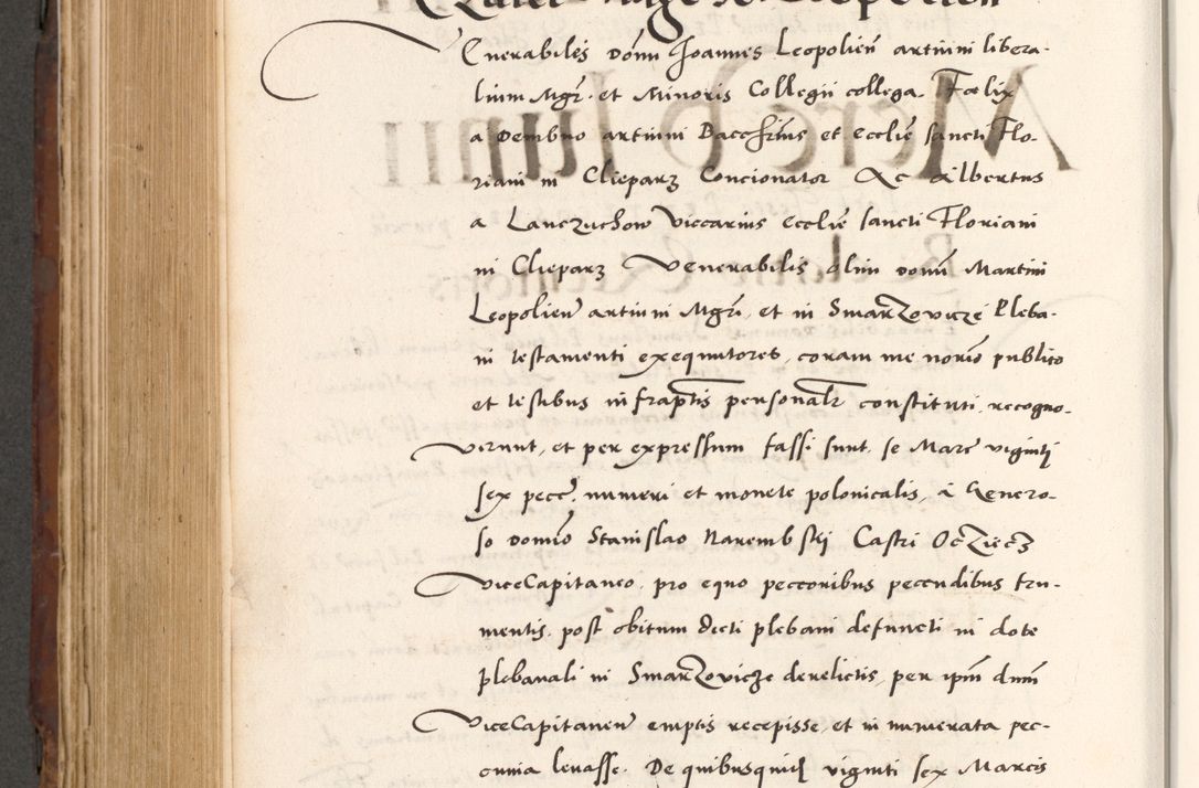Zdjęcie nr 736 dla obiektu archiwalnego: Acta actorum causarum, sententiarum tam diffinitivarum quam interlocutoriam, obligationum, constitutionum, contractuum etc. coram reverendo patre domino Petro Porembski preposito Oswieczimensi, canonico et officiali Cracoviensi de anno Domini millesimo DºLº quarto, indictione duodecima, pontificatus sanctissimi in Christo patris et domini nostri domini Julii divina providencia papae eius nominis tercii, anno quarto, a die et mense infrasciptis continuantur