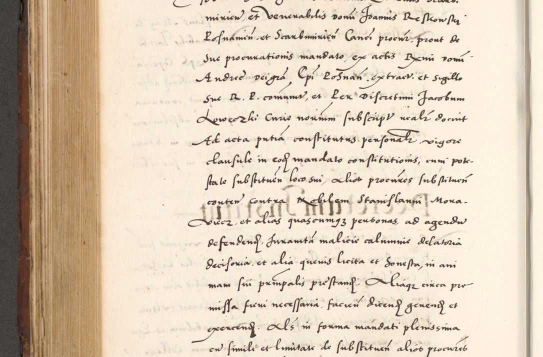 Zdjęcie nr 722 dla obiektu archiwalnego: Acta actorum causarum, sententiarum tam diffinitivarum quam interlocutoriam, obligationum, constitutionum, contractuum etc. coram reverendo patre domino Petro Porembski preposito Oswieczimensi, canonico et officiali Cracoviensi de anno Domini millesimo DºLº quarto, indictione duodecima, pontificatus sanctissimi in Christo patris et domini nostri domini Julii divina providencia papae eius nominis tercii, anno quarto, a die et mense infrasciptis continuantur
