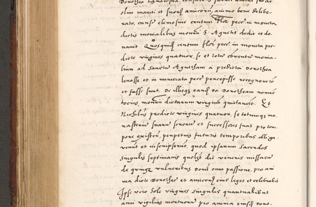 Zdjęcie nr 724 dla obiektu archiwalnego: Acta actorum causarum, sententiarum tam diffinitivarum quam interlocutoriam, obligationum, constitutionum, contractuum etc. coram reverendo patre domino Petro Porembski preposito Oswieczimensi, canonico et officiali Cracoviensi de anno Domini millesimo DºLº quarto, indictione duodecima, pontificatus sanctissimi in Christo patris et domini nostri domini Julii divina providencia papae eius nominis tercii, anno quarto, a die et mense infrasciptis continuantur