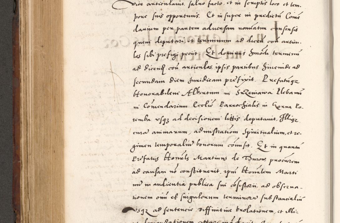 Zdjęcie nr 714 dla obiektu archiwalnego: Acta actorum causarum, sententiarum tam diffinitivarum quam interlocutoriam, obligationum, constitutionum, contractuum etc. coram reverendo patre domino Petro Porembski preposito Oswieczimensi, canonico et officiali Cracoviensi de anno Domini millesimo DºLº quarto, indictione duodecima, pontificatus sanctissimi in Christo patris et domini nostri domini Julii divina providencia papae eius nominis tercii, anno quarto, a die et mense infrasciptis continuantur