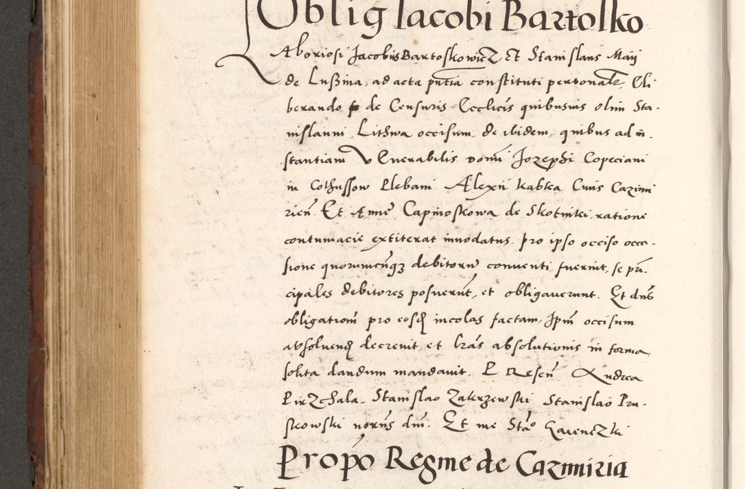 Zdjęcie nr 710 dla obiektu archiwalnego: Acta actorum causarum, sententiarum tam diffinitivarum quam interlocutoriam, obligationum, constitutionum, contractuum etc. coram reverendo patre domino Petro Porembski preposito Oswieczimensi, canonico et officiali Cracoviensi de anno Domini millesimo DºLº quarto, indictione duodecima, pontificatus sanctissimi in Christo patris et domini nostri domini Julii divina providencia papae eius nominis tercii, anno quarto, a die et mense infrasciptis continuantur