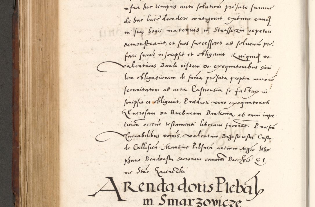Zdjęcie nr 708 dla obiektu archiwalnego: Acta actorum causarum, sententiarum tam diffinitivarum quam interlocutoriam, obligationum, constitutionum, contractuum etc. coram reverendo patre domino Petro Porembski preposito Oswieczimensi, canonico et officiali Cracoviensi de anno Domini millesimo DºLº quarto, indictione duodecima, pontificatus sanctissimi in Christo patris et domini nostri domini Julii divina providencia papae eius nominis tercii, anno quarto, a die et mense infrasciptis continuantur