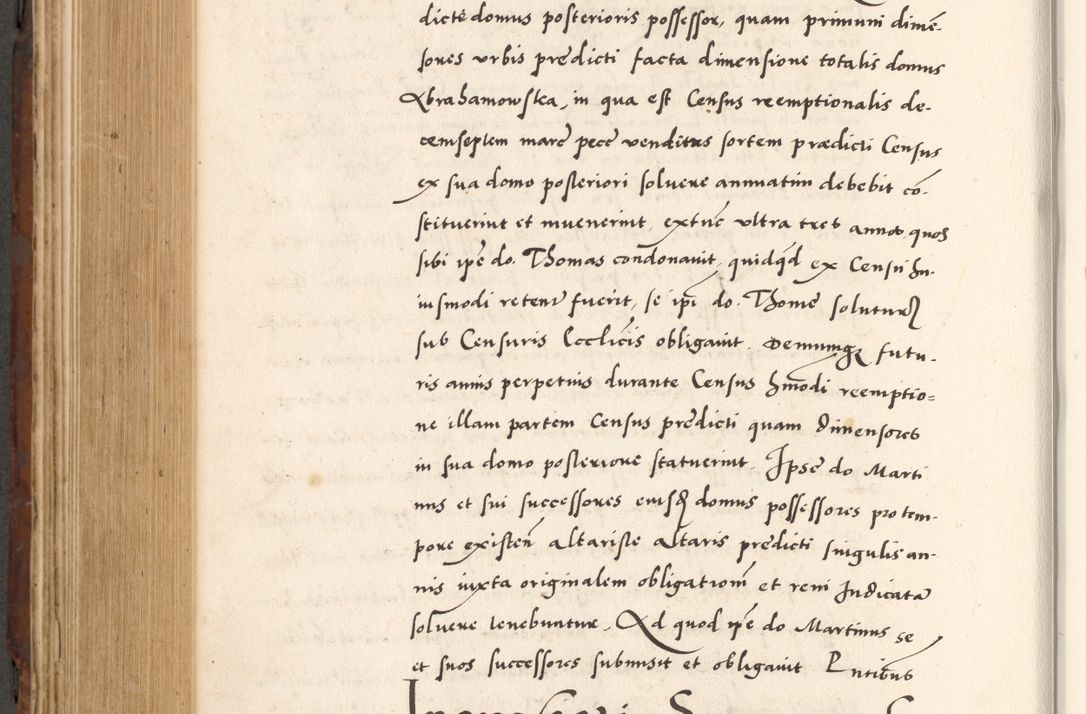 Zdjęcie nr 690 dla obiektu archiwalnego: Acta actorum causarum, sententiarum tam diffinitivarum quam interlocutoriam, obligationum, constitutionum, contractuum etc. coram reverendo patre domino Petro Porembski preposito Oswieczimensi, canonico et officiali Cracoviensi de anno Domini millesimo DºLº quarto, indictione duodecima, pontificatus sanctissimi in Christo patris et domini nostri domini Julii divina providencia papae eius nominis tercii, anno quarto, a die et mense infrasciptis continuantur