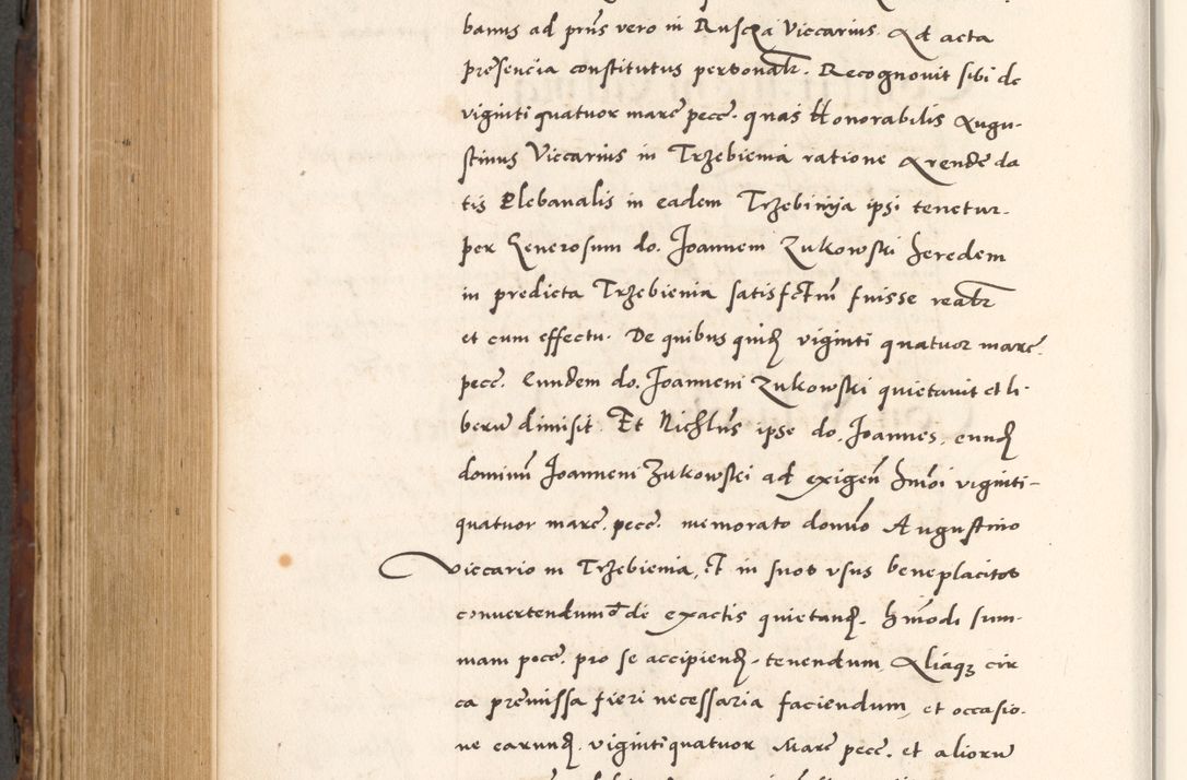 Zdjęcie nr 686 dla obiektu archiwalnego: Acta actorum causarum, sententiarum tam diffinitivarum quam interlocutoriam, obligationum, constitutionum, contractuum etc. coram reverendo patre domino Petro Porembski preposito Oswieczimensi, canonico et officiali Cracoviensi de anno Domini millesimo DºLº quarto, indictione duodecima, pontificatus sanctissimi in Christo patris et domini nostri domini Julii divina providencia papae eius nominis tercii, anno quarto, a die et mense infrasciptis continuantur