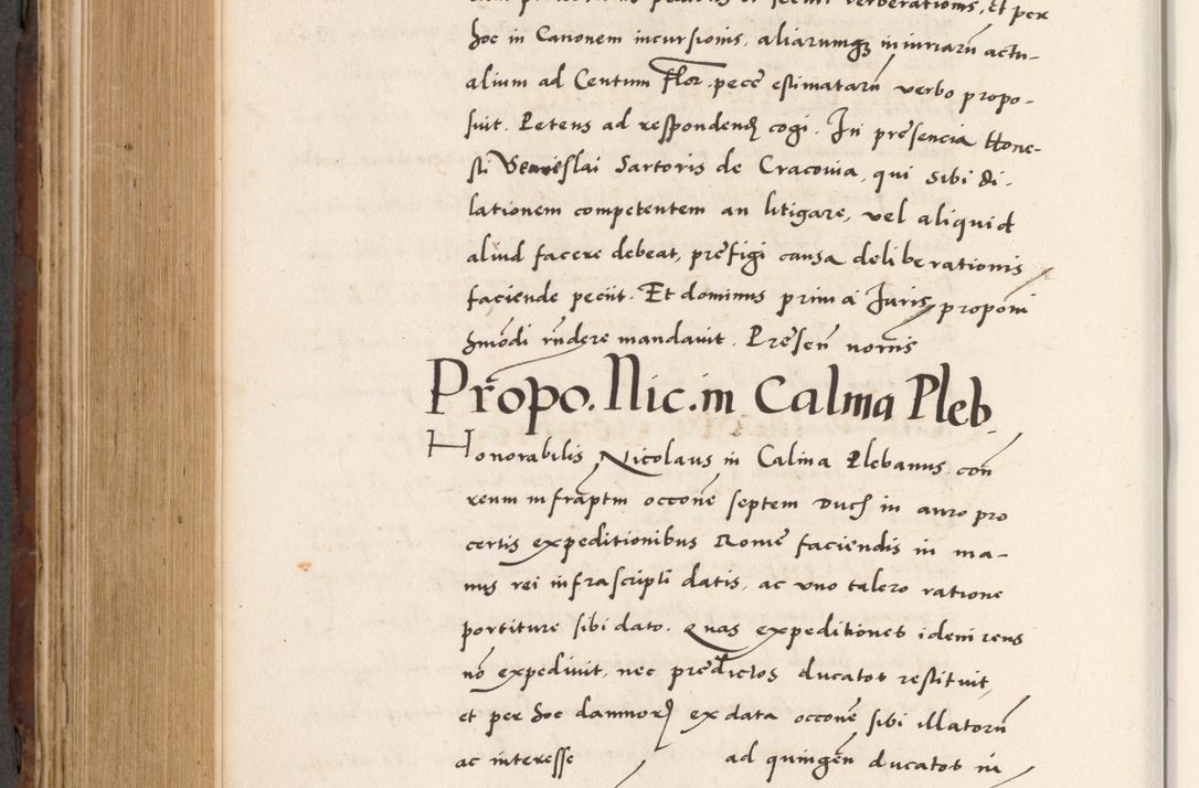 Zdjęcie nr 684 dla obiektu archiwalnego: Acta actorum causarum, sententiarum tam diffinitivarum quam interlocutoriam, obligationum, constitutionum, contractuum etc. coram reverendo patre domino Petro Porembski preposito Oswieczimensi, canonico et officiali Cracoviensi de anno Domini millesimo DºLº quarto, indictione duodecima, pontificatus sanctissimi in Christo patris et domini nostri domini Julii divina providencia papae eius nominis tercii, anno quarto, a die et mense infrasciptis continuantur