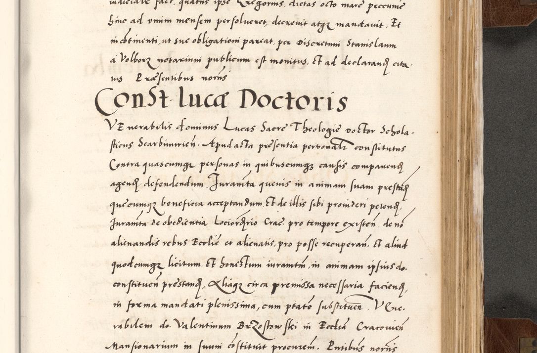 Zdjęcie nr 679 dla obiektu archiwalnego: Acta actorum causarum, sententiarum tam diffinitivarum quam interlocutoriam, obligationum, constitutionum, contractuum etc. coram reverendo patre domino Petro Porembski preposito Oswieczimensi, canonico et officiali Cracoviensi de anno Domini millesimo DºLº quarto, indictione duodecima, pontificatus sanctissimi in Christo patris et domini nostri domini Julii divina providencia papae eius nominis tercii, anno quarto, a die et mense infrasciptis continuantur