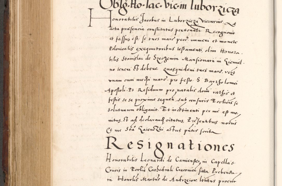 Zdjęcie nr 682 dla obiektu archiwalnego: Acta actorum causarum, sententiarum tam diffinitivarum quam interlocutoriam, obligationum, constitutionum, contractuum etc. coram reverendo patre domino Petro Porembski preposito Oswieczimensi, canonico et officiali Cracoviensi de anno Domini millesimo DºLº quarto, indictione duodecima, pontificatus sanctissimi in Christo patris et domini nostri domini Julii divina providencia papae eius nominis tercii, anno quarto, a die et mense infrasciptis continuantur