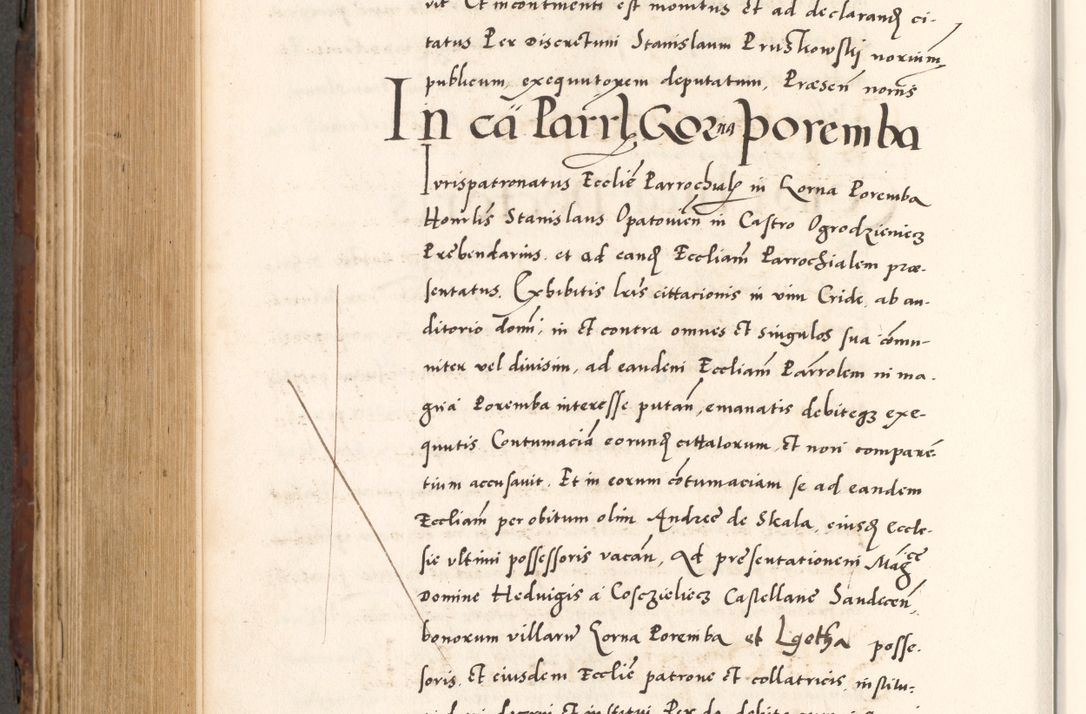 Zdjęcie nr 680 dla obiektu archiwalnego: Acta actorum causarum, sententiarum tam diffinitivarum quam interlocutoriam, obligationum, constitutionum, contractuum etc. coram reverendo patre domino Petro Porembski preposito Oswieczimensi, canonico et officiali Cracoviensi de anno Domini millesimo DºLº quarto, indictione duodecima, pontificatus sanctissimi in Christo patris et domini nostri domini Julii divina providencia papae eius nominis tercii, anno quarto, a die et mense infrasciptis continuantur