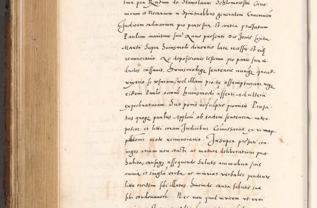 Zdjęcie nr 672 dla obiektu archiwalnego: Acta actorum causarum, sententiarum tam diffinitivarum quam interlocutoriam, obligationum, constitutionum, contractuum etc. coram reverendo patre domino Petro Porembski preposito Oswieczimensi, canonico et officiali Cracoviensi de anno Domini millesimo DºLº quarto, indictione duodecima, pontificatus sanctissimi in Christo patris et domini nostri domini Julii divina providencia papae eius nominis tercii, anno quarto, a die et mense infrasciptis continuantur
