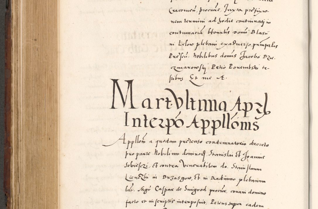 Zdjęcie nr 668 dla obiektu archiwalnego: Acta actorum causarum, sententiarum tam diffinitivarum quam interlocutoriam, obligationum, constitutionum, contractuum etc. coram reverendo patre domino Petro Porembski preposito Oswieczimensi, canonico et officiali Cracoviensi de anno Domini millesimo DºLº quarto, indictione duodecima, pontificatus sanctissimi in Christo patris et domini nostri domini Julii divina providencia papae eius nominis tercii, anno quarto, a die et mense infrasciptis continuantur