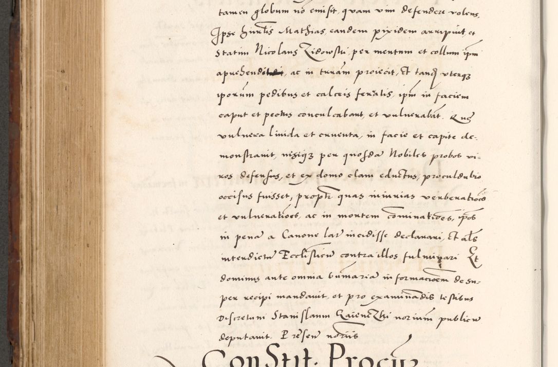 Zdjęcie nr 664 dla obiektu archiwalnego: Acta actorum causarum, sententiarum tam diffinitivarum quam interlocutoriam, obligationum, constitutionum, contractuum etc. coram reverendo patre domino Petro Porembski preposito Oswieczimensi, canonico et officiali Cracoviensi de anno Domini millesimo DºLº quarto, indictione duodecima, pontificatus sanctissimi in Christo patris et domini nostri domini Julii divina providencia papae eius nominis tercii, anno quarto, a die et mense infrasciptis continuantur