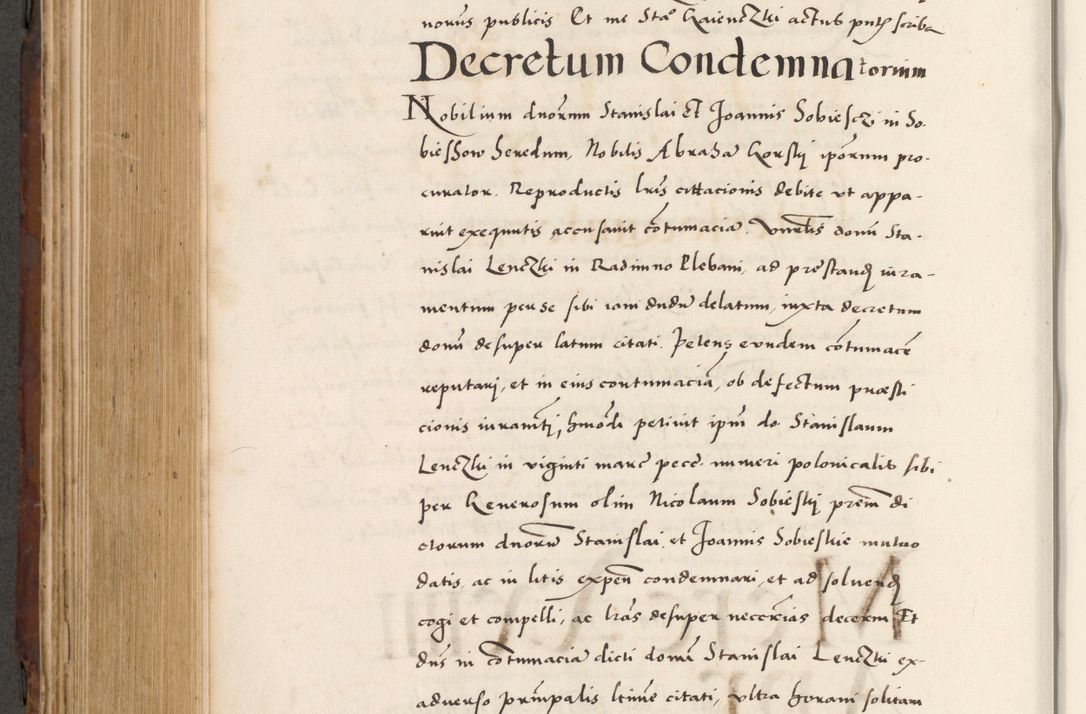 Zdjęcie nr 656 dla obiektu archiwalnego: Acta actorum causarum, sententiarum tam diffinitivarum quam interlocutoriam, obligationum, constitutionum, contractuum etc. coram reverendo patre domino Petro Porembski preposito Oswieczimensi, canonico et officiali Cracoviensi de anno Domini millesimo DºLº quarto, indictione duodecima, pontificatus sanctissimi in Christo patris et domini nostri domini Julii divina providencia papae eius nominis tercii, anno quarto, a die et mense infrasciptis continuantur