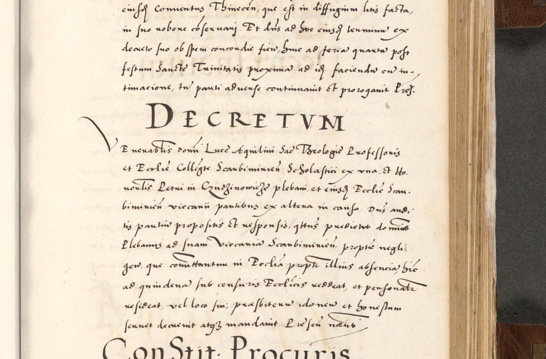 Zdjęcie nr 653 dla obiektu archiwalnego: Acta actorum causarum, sententiarum tam diffinitivarum quam interlocutoriam, obligationum, constitutionum, contractuum etc. coram reverendo patre domino Petro Porembski preposito Oswieczimensi, canonico et officiali Cracoviensi de anno Domini millesimo DºLº quarto, indictione duodecima, pontificatus sanctissimi in Christo patris et domini nostri domini Julii divina providencia papae eius nominis tercii, anno quarto, a die et mense infrasciptis continuantur