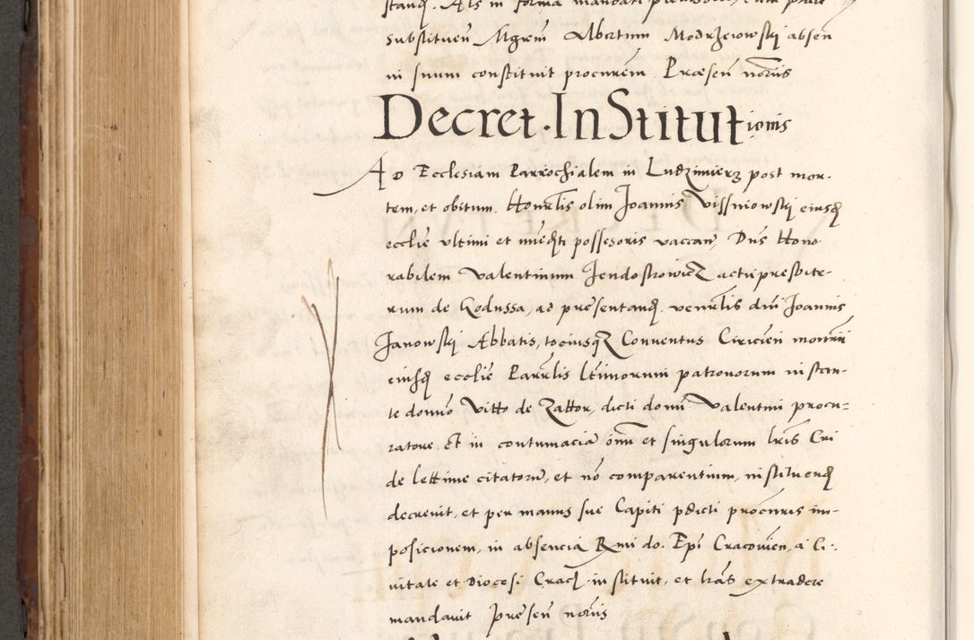 Zdjęcie nr 654 dla obiektu archiwalnego: Acta actorum causarum, sententiarum tam diffinitivarum quam interlocutoriam, obligationum, constitutionum, contractuum etc. coram reverendo patre domino Petro Porembski preposito Oswieczimensi, canonico et officiali Cracoviensi de anno Domini millesimo DºLº quarto, indictione duodecima, pontificatus sanctissimi in Christo patris et domini nostri domini Julii divina providencia papae eius nominis tercii, anno quarto, a die et mense infrasciptis continuantur