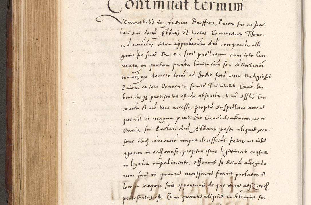 Zdjęcie nr 652 dla obiektu archiwalnego: Acta actorum causarum, sententiarum tam diffinitivarum quam interlocutoriam, obligationum, constitutionum, contractuum etc. coram reverendo patre domino Petro Porembski preposito Oswieczimensi, canonico et officiali Cracoviensi de anno Domini millesimo DºLº quarto, indictione duodecima, pontificatus sanctissimi in Christo patris et domini nostri domini Julii divina providencia papae eius nominis tercii, anno quarto, a die et mense infrasciptis continuantur