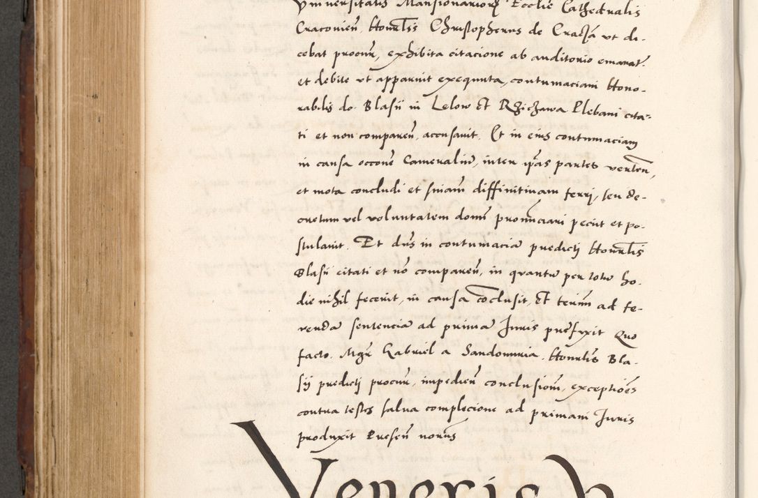 Zdjęcie nr 624 dla obiektu archiwalnego: Acta actorum causarum, sententiarum tam diffinitivarum quam interlocutoriam, obligationum, constitutionum, contractuum etc. coram reverendo patre domino Petro Porembski preposito Oswieczimensi, canonico et officiali Cracoviensi de anno Domini millesimo DºLº quarto, indictione duodecima, pontificatus sanctissimi in Christo patris et domini nostri domini Julii divina providencia papae eius nominis tercii, anno quarto, a die et mense infrasciptis continuantur