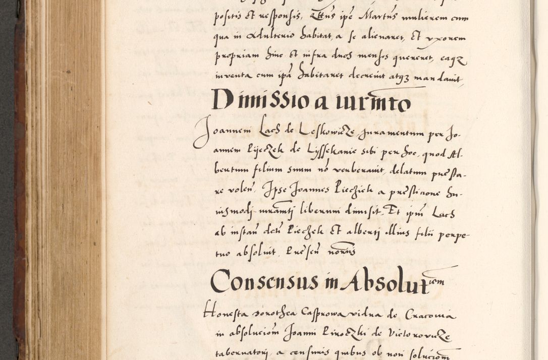 Zdjęcie nr 626 dla obiektu archiwalnego: Acta actorum causarum, sententiarum tam diffinitivarum quam interlocutoriam, obligationum, constitutionum, contractuum etc. coram reverendo patre domino Petro Porembski preposito Oswieczimensi, canonico et officiali Cracoviensi de anno Domini millesimo DºLº quarto, indictione duodecima, pontificatus sanctissimi in Christo patris et domini nostri domini Julii divina providencia papae eius nominis tercii, anno quarto, a die et mense infrasciptis continuantur