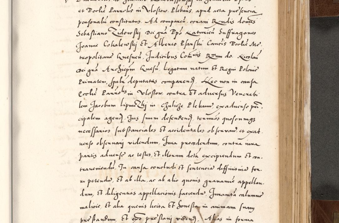 Zdjęcie nr 623 dla obiektu archiwalnego: Acta actorum causarum, sententiarum tam diffinitivarum quam interlocutoriam, obligationum, constitutionum, contractuum etc. coram reverendo patre domino Petro Porembski preposito Oswieczimensi, canonico et officiali Cracoviensi de anno Domini millesimo DºLº quarto, indictione duodecima, pontificatus sanctissimi in Christo patris et domini nostri domini Julii divina providencia papae eius nominis tercii, anno quarto, a die et mense infrasciptis continuantur