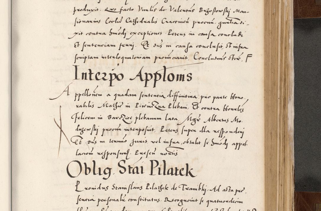 Zdjęcie nr 627 dla obiektu archiwalnego: Acta actorum causarum, sententiarum tam diffinitivarum quam interlocutoriam, obligationum, constitutionum, contractuum etc. coram reverendo patre domino Petro Porembski preposito Oswieczimensi, canonico et officiali Cracoviensi de anno Domini millesimo DºLº quarto, indictione duodecima, pontificatus sanctissimi in Christo patris et domini nostri domini Julii divina providencia papae eius nominis tercii, anno quarto, a die et mense infrasciptis continuantur