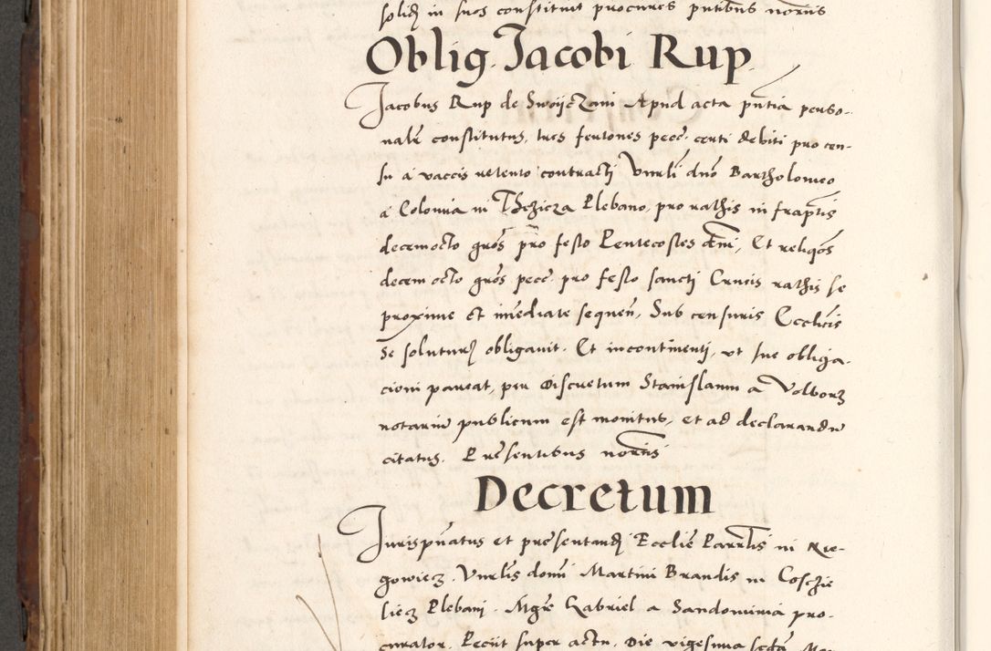 Zdjęcie nr 622 dla obiektu archiwalnego: Acta actorum causarum, sententiarum tam diffinitivarum quam interlocutoriam, obligationum, constitutionum, contractuum etc. coram reverendo patre domino Petro Porembski preposito Oswieczimensi, canonico et officiali Cracoviensi de anno Domini millesimo DºLº quarto, indictione duodecima, pontificatus sanctissimi in Christo patris et domini nostri domini Julii divina providencia papae eius nominis tercii, anno quarto, a die et mense infrasciptis continuantur