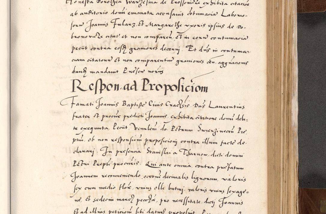 Zdjęcie nr 617 dla obiektu archiwalnego: Acta actorum causarum, sententiarum tam diffinitivarum quam interlocutoriam, obligationum, constitutionum, contractuum etc. coram reverendo patre domino Petro Porembski preposito Oswieczimensi, canonico et officiali Cracoviensi de anno Domini millesimo DºLº quarto, indictione duodecima, pontificatus sanctissimi in Christo patris et domini nostri domini Julii divina providencia papae eius nominis tercii, anno quarto, a die et mense infrasciptis continuantur