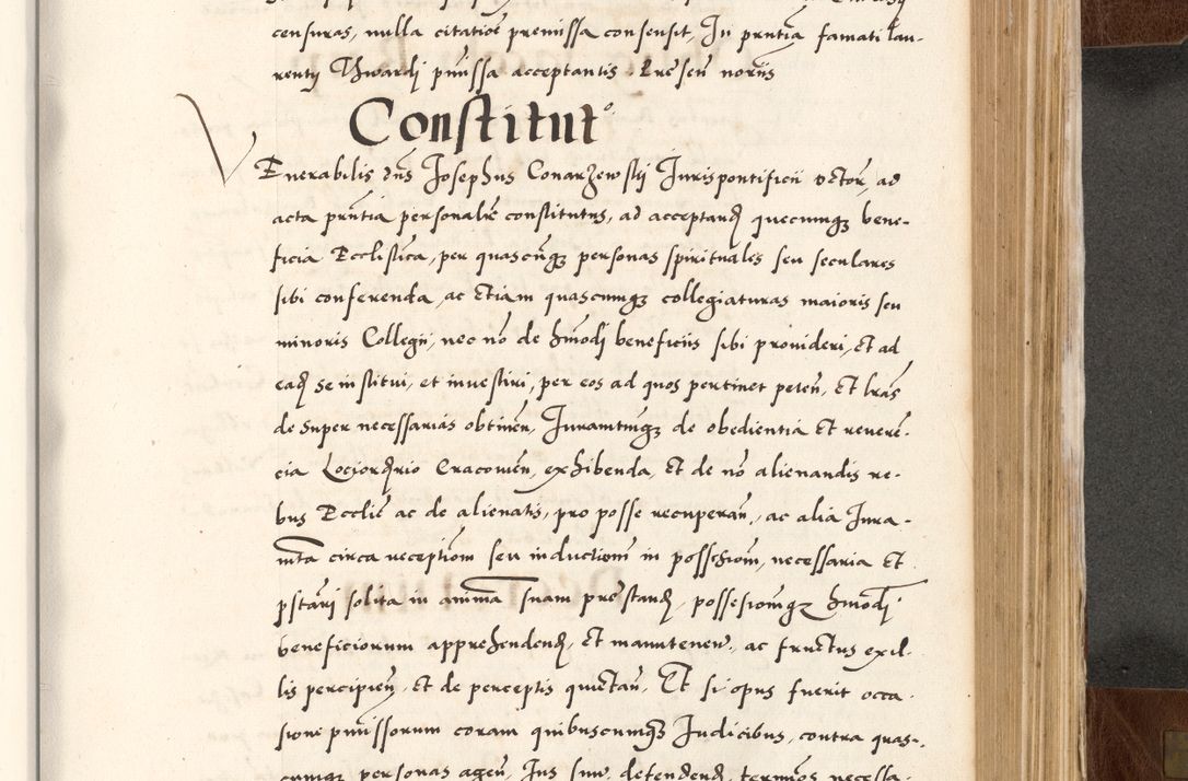 Zdjęcie nr 621 dla obiektu archiwalnego: Acta actorum causarum, sententiarum tam diffinitivarum quam interlocutoriam, obligationum, constitutionum, contractuum etc. coram reverendo patre domino Petro Porembski preposito Oswieczimensi, canonico et officiali Cracoviensi de anno Domini millesimo DºLº quarto, indictione duodecima, pontificatus sanctissimi in Christo patris et domini nostri domini Julii divina providencia papae eius nominis tercii, anno quarto, a die et mense infrasciptis continuantur