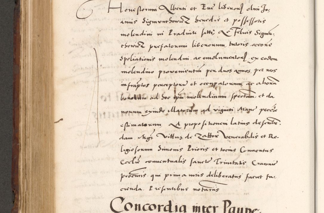 Zdjęcie nr 812 dla obiektu archiwalnego: Acta actorum causarum, sententiarum tam diffinitivarum quam interlocutoriam, obligationum, constitutionum, contractuum etc. coram reverendo patre domino Petro Porembski preposito Oswieczimensi, canonico et officiali Cracoviensi de anno Domini millesimo DºLº quarto, indictione duodecima, pontificatus sanctissimi in Christo patris et domini nostri domini Julii divina providencia papae eius nominis tercii, anno quarto, a die et mense infrasciptis continuantur