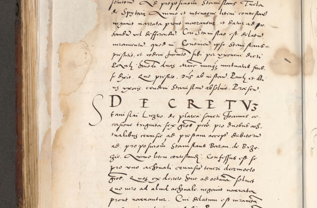 Zdjęcie nr 974 dla obiektu archiwalnego: Acta actorum causarum, sententiarum tam diffinitivarum quam interlocutoriam, obligationum, constitutionum, contractuum etc. coram reverendo patre domino Petro Porembski preposito Oswieczimensi, canonico et officiali Cracoviensi de anno Domini millesimo DºLº quarto, indictione duodecima, pontificatus sanctissimi in Christo patris et domini nostri domini Julii divina providencia papae eius nominis tercii, anno quarto, a die et mense infrasciptis continuantur