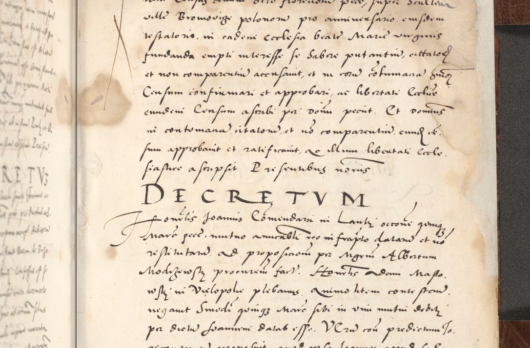 Zdjęcie nr 975 dla obiektu archiwalnego: Acta actorum causarum, sententiarum tam diffinitivarum quam interlocutoriam, obligationum, constitutionum, contractuum etc. coram reverendo patre domino Petro Porembski preposito Oswieczimensi, canonico et officiali Cracoviensi de anno Domini millesimo DºLº quarto, indictione duodecima, pontificatus sanctissimi in Christo patris et domini nostri domini Julii divina providencia papae eius nominis tercii, anno quarto, a die et mense infrasciptis continuantur
