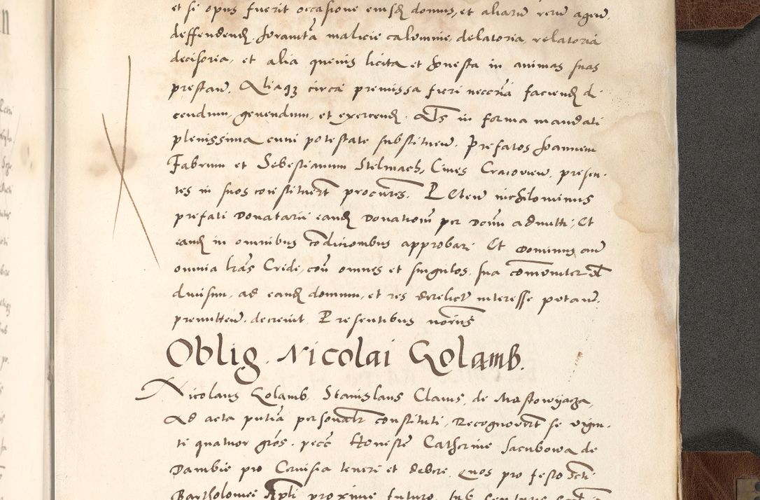 Zdjęcie nr 963 dla obiektu archiwalnego: Acta actorum causarum, sententiarum tam diffinitivarum quam interlocutoriam, obligationum, constitutionum, contractuum etc. coram reverendo patre domino Petro Porembski preposito Oswieczimensi, canonico et officiali Cracoviensi de anno Domini millesimo DºLº quarto, indictione duodecima, pontificatus sanctissimi in Christo patris et domini nostri domini Julii divina providencia papae eius nominis tercii, anno quarto, a die et mense infrasciptis continuantur
