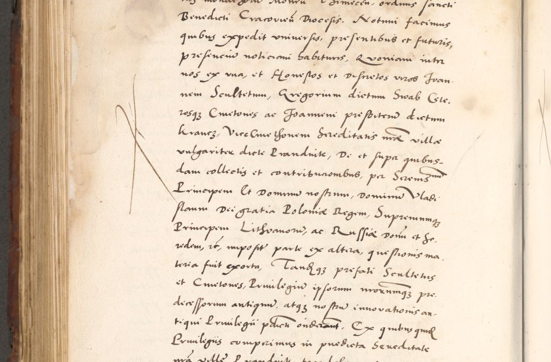 Zdjęcie nr 960 dla obiektu archiwalnego: Acta actorum causarum, sententiarum tam diffinitivarum quam interlocutoriam, obligationum, constitutionum, contractuum etc. coram reverendo patre domino Petro Porembski preposito Oswieczimensi, canonico et officiali Cracoviensi de anno Domini millesimo DºLº quarto, indictione duodecima, pontificatus sanctissimi in Christo patris et domini nostri domini Julii divina providencia papae eius nominis tercii, anno quarto, a die et mense infrasciptis continuantur