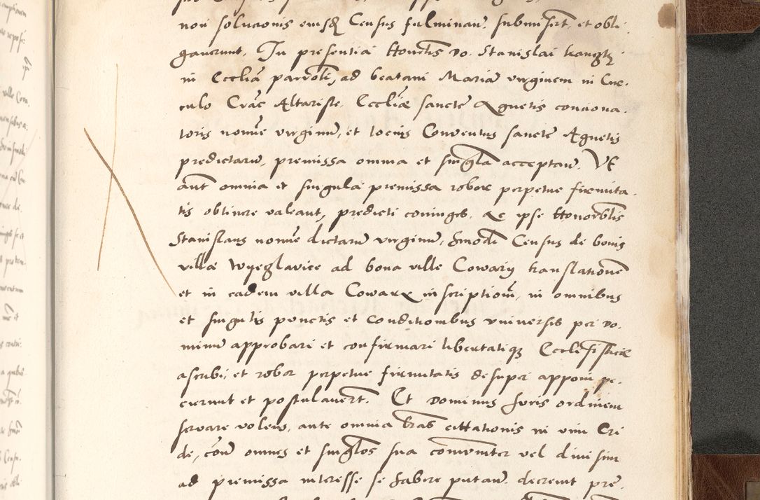 Zdjęcie nr 949 dla obiektu archiwalnego: Acta actorum causarum, sententiarum tam diffinitivarum quam interlocutoriam, obligationum, constitutionum, contractuum etc. coram reverendo patre domino Petro Porembski preposito Oswieczimensi, canonico et officiali Cracoviensi de anno Domini millesimo DºLº quarto, indictione duodecima, pontificatus sanctissimi in Christo patris et domini nostri domini Julii divina providencia papae eius nominis tercii, anno quarto, a die et mense infrasciptis continuantur