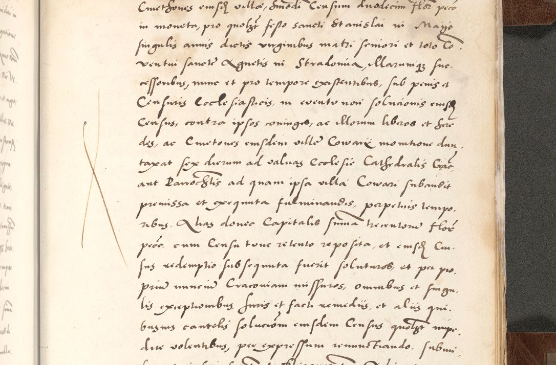 Zdjęcie nr 947 dla obiektu archiwalnego: Acta actorum causarum, sententiarum tam diffinitivarum quam interlocutoriam, obligationum, constitutionum, contractuum etc. coram reverendo patre domino Petro Porembski preposito Oswieczimensi, canonico et officiali Cracoviensi de anno Domini millesimo DºLº quarto, indictione duodecima, pontificatus sanctissimi in Christo patris et domini nostri domini Julii divina providencia papae eius nominis tercii, anno quarto, a die et mense infrasciptis continuantur