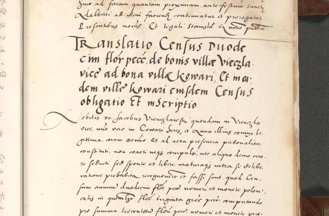 Zdjęcie nr 945 dla obiektu archiwalnego: Acta actorum causarum, sententiarum tam diffinitivarum quam interlocutoriam, obligationum, constitutionum, contractuum etc. coram reverendo patre domino Petro Porembski preposito Oswieczimensi, canonico et officiali Cracoviensi de anno Domini millesimo DºLº quarto, indictione duodecima, pontificatus sanctissimi in Christo patris et domini nostri domini Julii divina providencia papae eius nominis tercii, anno quarto, a die et mense infrasciptis continuantur