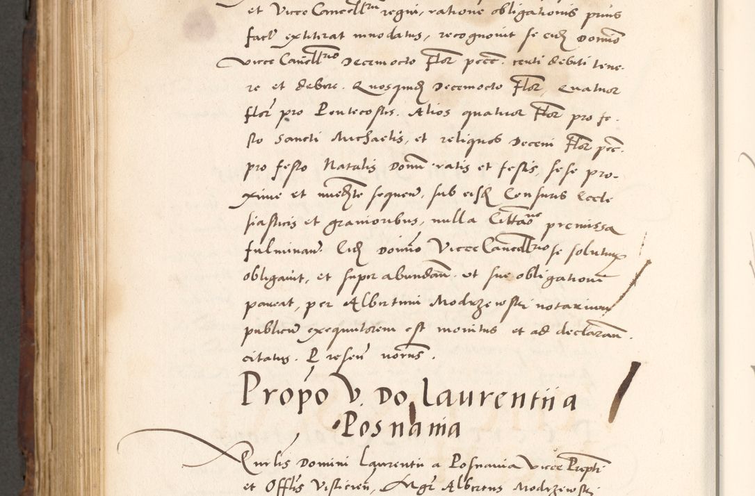 Zdjęcie nr 940 dla obiektu archiwalnego: Acta actorum causarum, sententiarum tam diffinitivarum quam interlocutoriam, obligationum, constitutionum, contractuum etc. coram reverendo patre domino Petro Porembski preposito Oswieczimensi, canonico et officiali Cracoviensi de anno Domini millesimo DºLº quarto, indictione duodecima, pontificatus sanctissimi in Christo patris et domini nostri domini Julii divina providencia papae eius nominis tercii, anno quarto, a die et mense infrasciptis continuantur