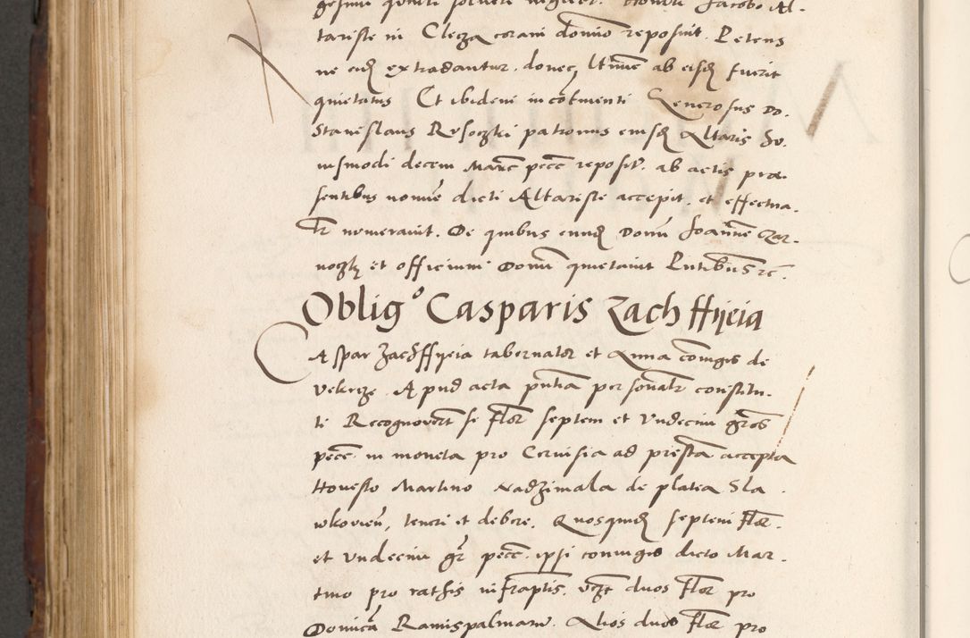 Zdjęcie nr 938 dla obiektu archiwalnego: Acta actorum causarum, sententiarum tam diffinitivarum quam interlocutoriam, obligationum, constitutionum, contractuum etc. coram reverendo patre domino Petro Porembski preposito Oswieczimensi, canonico et officiali Cracoviensi de anno Domini millesimo DºLº quarto, indictione duodecima, pontificatus sanctissimi in Christo patris et domini nostri domini Julii divina providencia papae eius nominis tercii, anno quarto, a die et mense infrasciptis continuantur