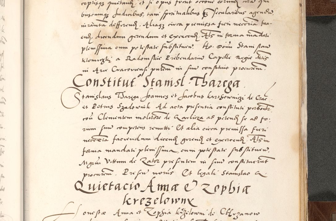 Zdjęcie nr 935 dla obiektu archiwalnego: Acta actorum causarum, sententiarum tam diffinitivarum quam interlocutoriam, obligationum, constitutionum, contractuum etc. coram reverendo patre domino Petro Porembski preposito Oswieczimensi, canonico et officiali Cracoviensi de anno Domini millesimo DºLº quarto, indictione duodecima, pontificatus sanctissimi in Christo patris et domini nostri domini Julii divina providencia papae eius nominis tercii, anno quarto, a die et mense infrasciptis continuantur