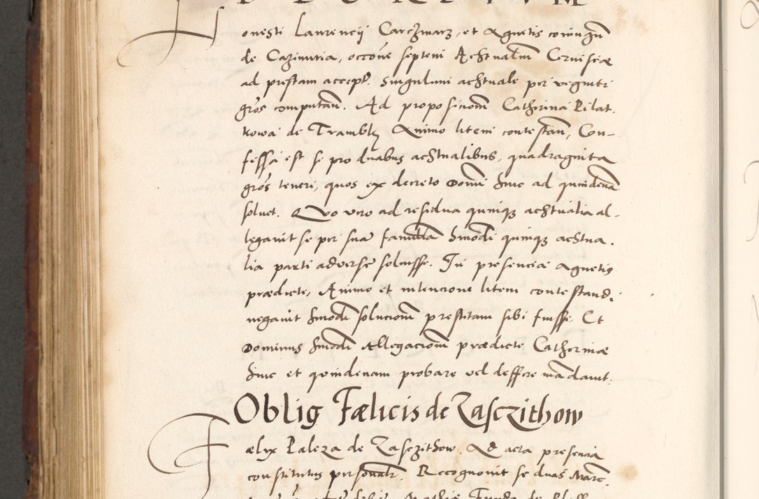 Zdjęcie nr 930 dla obiektu archiwalnego: Acta actorum causarum, sententiarum tam diffinitivarum quam interlocutoriam, obligationum, constitutionum, contractuum etc. coram reverendo patre domino Petro Porembski preposito Oswieczimensi, canonico et officiali Cracoviensi de anno Domini millesimo DºLº quarto, indictione duodecima, pontificatus sanctissimi in Christo patris et domini nostri domini Julii divina providencia papae eius nominis tercii, anno quarto, a die et mense infrasciptis continuantur