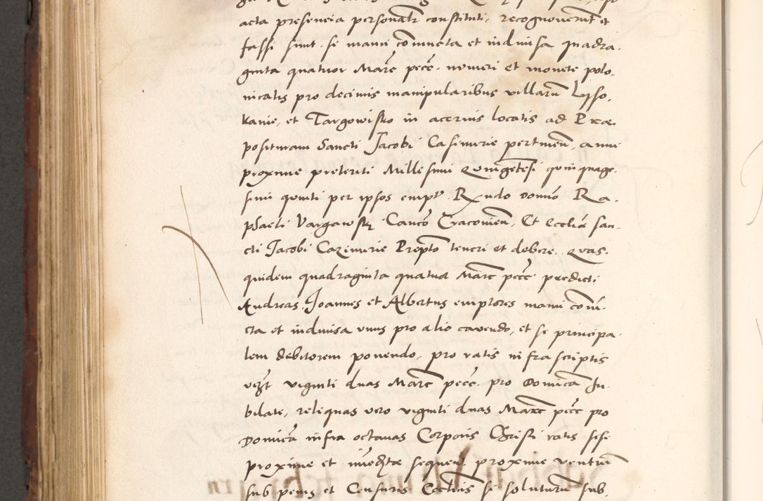 Zdjęcie nr 932 dla obiektu archiwalnego: Acta actorum causarum, sententiarum tam diffinitivarum quam interlocutoriam, obligationum, constitutionum, contractuum etc. coram reverendo patre domino Petro Porembski preposito Oswieczimensi, canonico et officiali Cracoviensi de anno Domini millesimo DºLº quarto, indictione duodecima, pontificatus sanctissimi in Christo patris et domini nostri domini Julii divina providencia papae eius nominis tercii, anno quarto, a die et mense infrasciptis continuantur