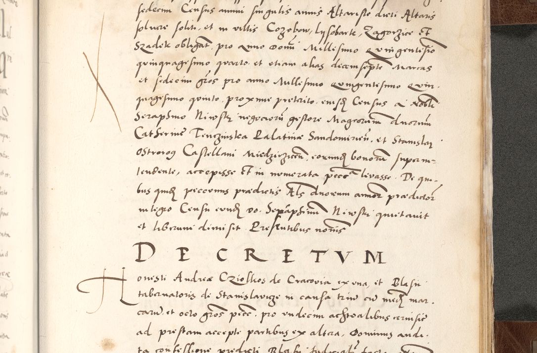 Zdjęcie nr 929 dla obiektu archiwalnego: Acta actorum causarum, sententiarum tam diffinitivarum quam interlocutoriam, obligationum, constitutionum, contractuum etc. coram reverendo patre domino Petro Porembski preposito Oswieczimensi, canonico et officiali Cracoviensi de anno Domini millesimo DºLº quarto, indictione duodecima, pontificatus sanctissimi in Christo patris et domini nostri domini Julii divina providencia papae eius nominis tercii, anno quarto, a die et mense infrasciptis continuantur