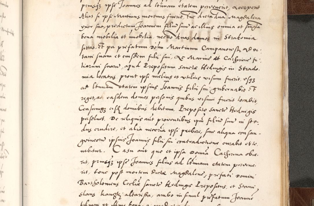 Zdjęcie nr 927 dla obiektu archiwalnego: Acta actorum causarum, sententiarum tam diffinitivarum quam interlocutoriam, obligationum, constitutionum, contractuum etc. coram reverendo patre domino Petro Porembski preposito Oswieczimensi, canonico et officiali Cracoviensi de anno Domini millesimo DºLº quarto, indictione duodecima, pontificatus sanctissimi in Christo patris et domini nostri domini Julii divina providencia papae eius nominis tercii, anno quarto, a die et mense infrasciptis continuantur