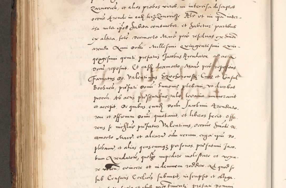 Zdjęcie nr 920 dla obiektu archiwalnego: Acta actorum causarum, sententiarum tam diffinitivarum quam interlocutoriam, obligationum, constitutionum, contractuum etc. coram reverendo patre domino Petro Porembski preposito Oswieczimensi, canonico et officiali Cracoviensi de anno Domini millesimo DºLº quarto, indictione duodecima, pontificatus sanctissimi in Christo patris et domini nostri domini Julii divina providencia papae eius nominis tercii, anno quarto, a die et mense infrasciptis continuantur