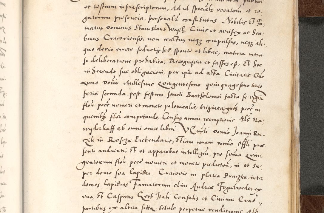 Zdjęcie nr 913 dla obiektu archiwalnego: Acta actorum causarum, sententiarum tam diffinitivarum quam interlocutoriam, obligationum, constitutionum, contractuum etc. coram reverendo patre domino Petro Porembski preposito Oswieczimensi, canonico et officiali Cracoviensi de anno Domini millesimo DºLº quarto, indictione duodecima, pontificatus sanctissimi in Christo patris et domini nostri domini Julii divina providencia papae eius nominis tercii, anno quarto, a die et mense infrasciptis continuantur
