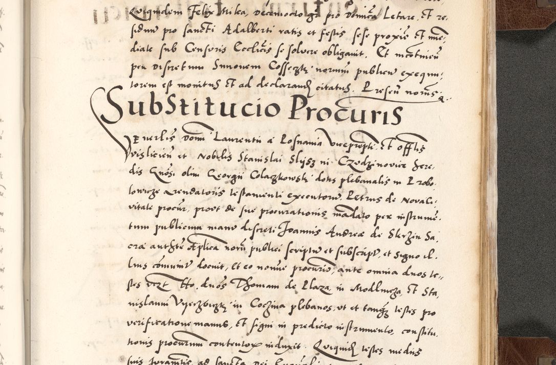 Zdjęcie nr 895 dla obiektu archiwalnego: Acta actorum causarum, sententiarum tam diffinitivarum quam interlocutoriam, obligationum, constitutionum, contractuum etc. coram reverendo patre domino Petro Porembski preposito Oswieczimensi, canonico et officiali Cracoviensi de anno Domini millesimo DºLº quarto, indictione duodecima, pontificatus sanctissimi in Christo patris et domini nostri domini Julii divina providencia papae eius nominis tercii, anno quarto, a die et mense infrasciptis continuantur